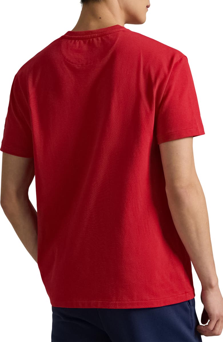 Polo Ralph Lauren Team USA Polo Bear Graphic T-Shirt, Alternate, color, Red