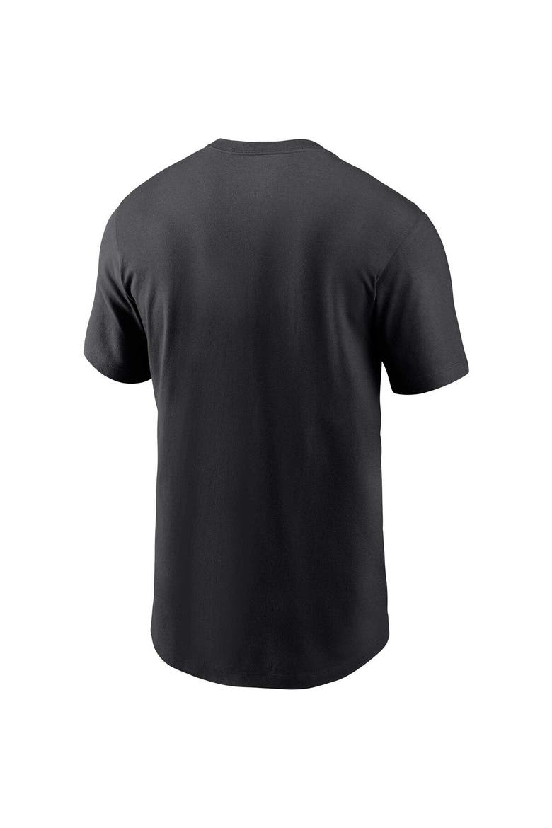 Men's Nike  Black New Orleans Saints Yard Line Fashion Asbury T-Shirt, Alternate, color, Black