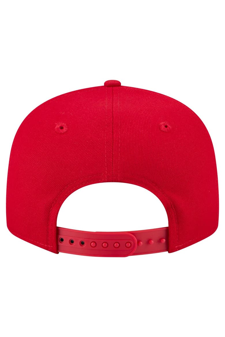 Men's New Era  Red Atlanta Falcons Core Team Script 9FIFTY Snapback Hat, Alternate, color, Red