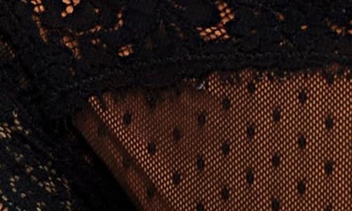 Free People Fiona Sheer Lace Bikini In Black