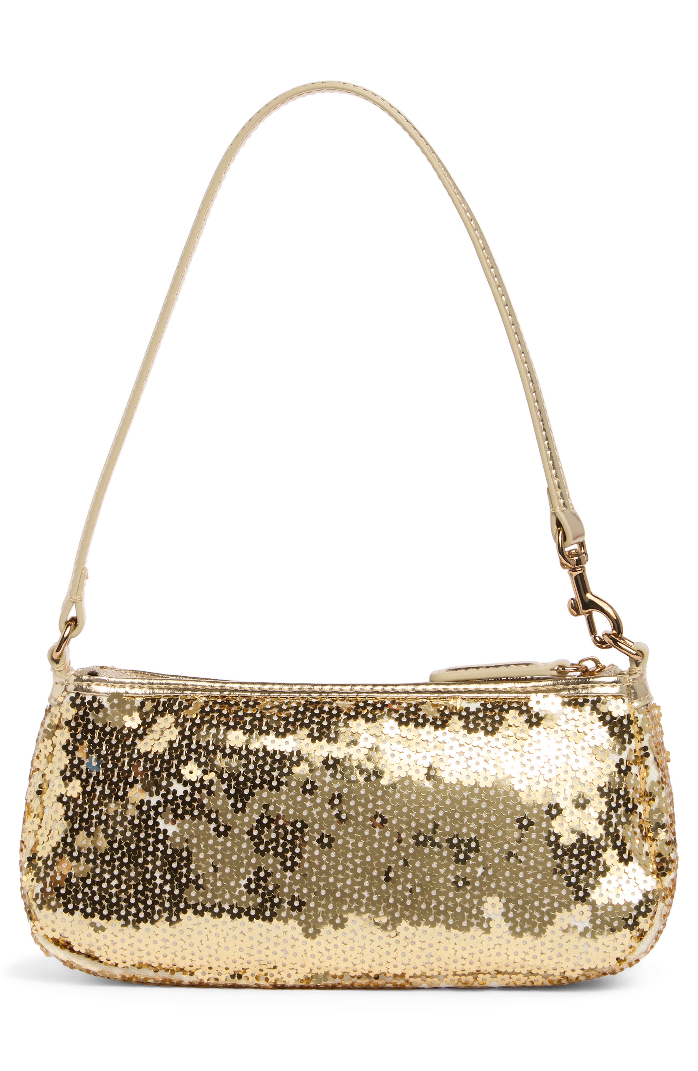 Kurt Geiger London Small Highgate Wristlet Bag, Alternate, color, Gold