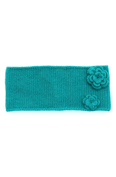 Flower Cashmere, Wool & Silk Headband