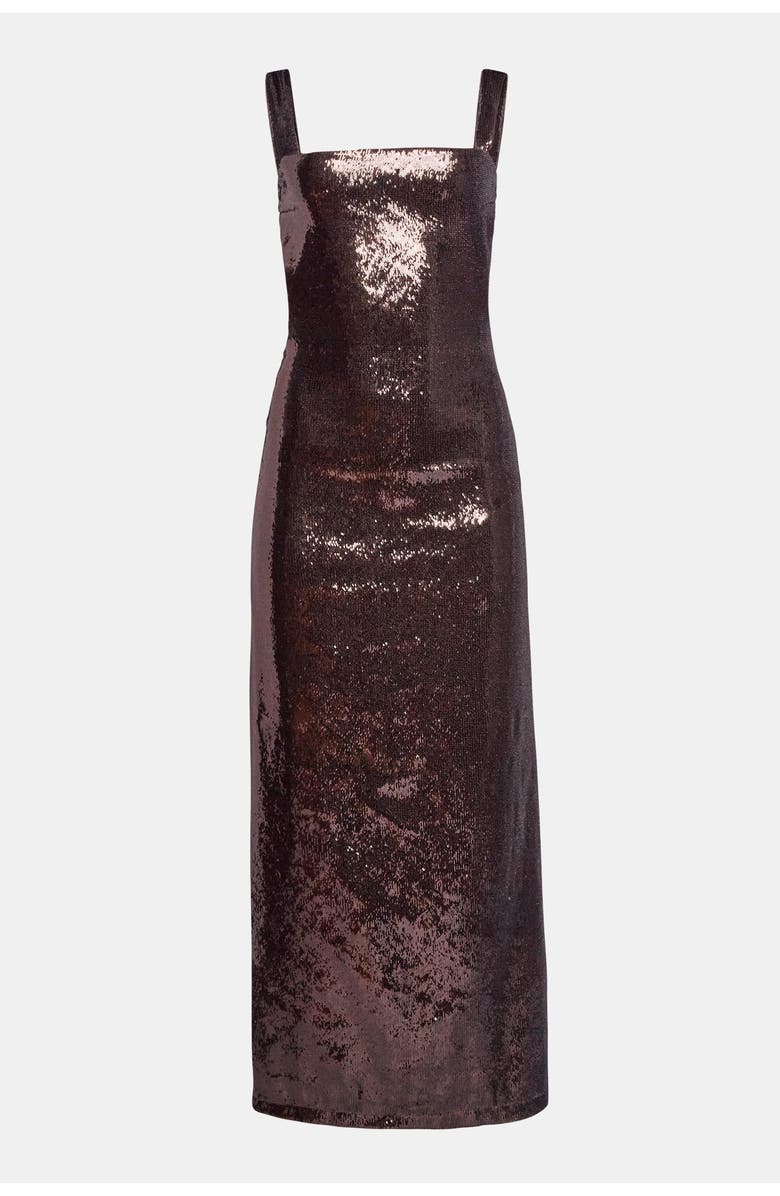 KATE BARTON Hazel Cut-Out Maxi Dress, Alternate, color, Chocolate Brown