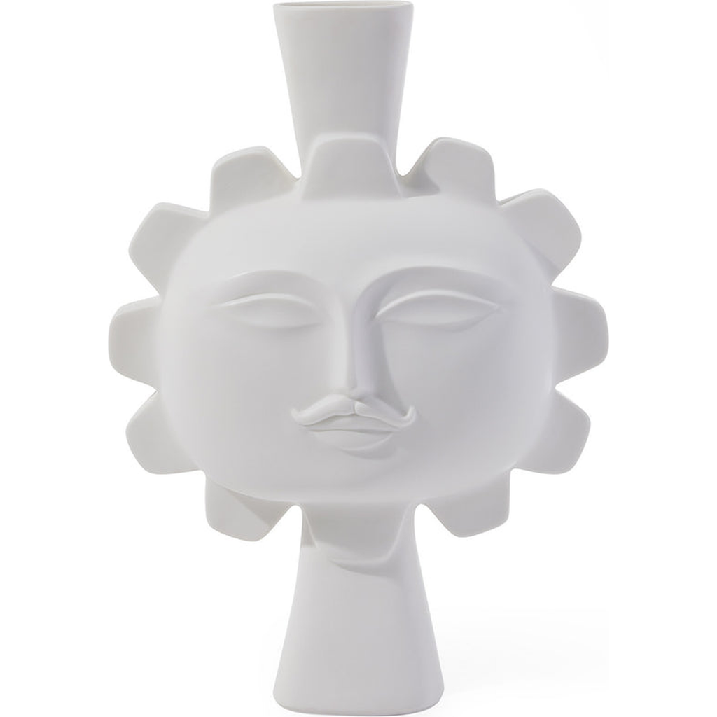 Jonathan Adler Muse Sun Vase In White