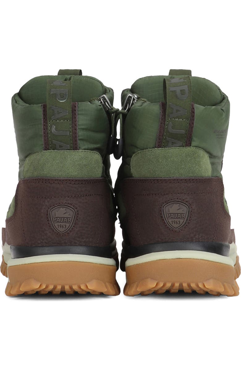 Pajar Fero 2.0 Waterproof Ankle Boot, Alternate, color, Military Green-Dark Brown