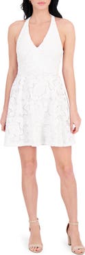 Siena Halter Lace Minidress