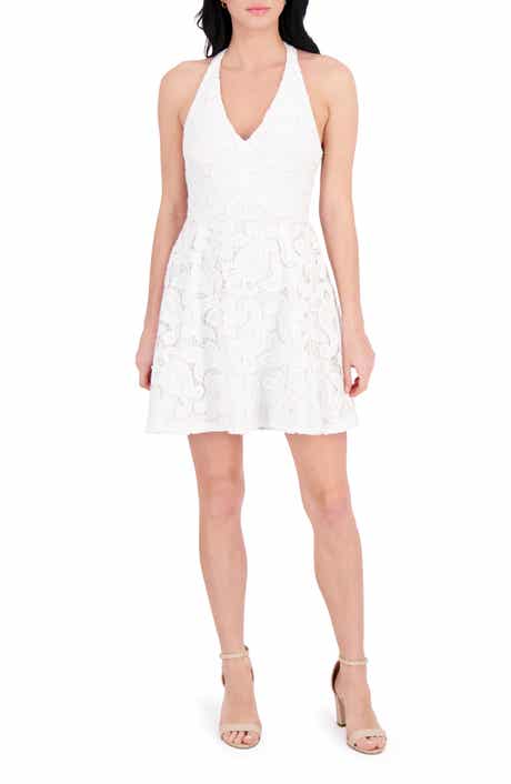 Siena Halter Lace Minidress