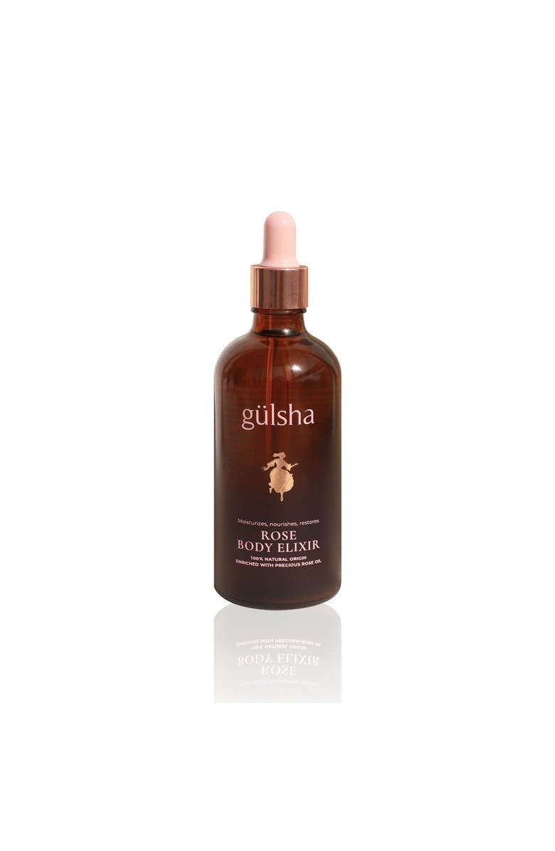 Gulsha Rose Body Elixir, Main, color, NO COLOR