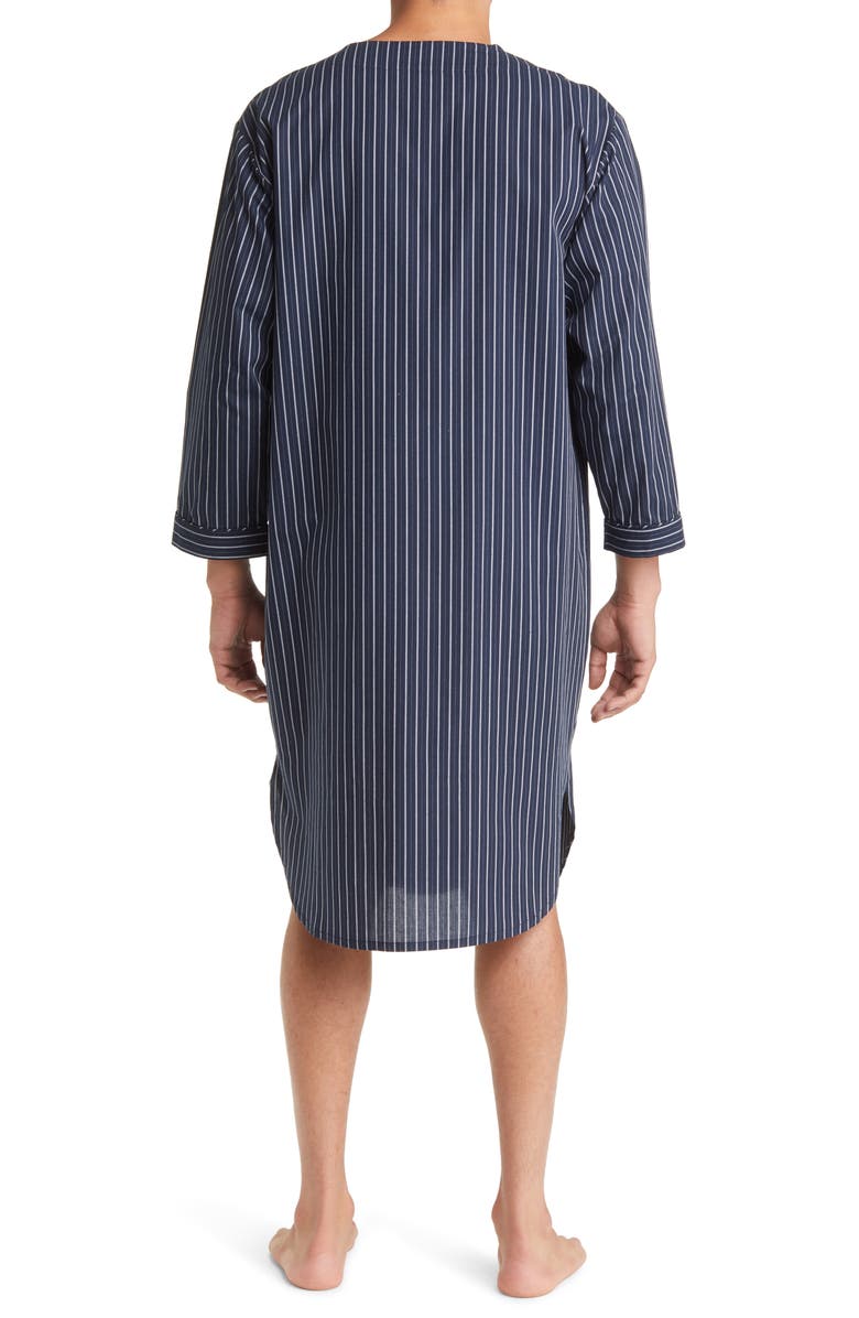 Majestic International Sunset Blues Cotton Blend Nightshirt, Alternate, color, Dark Navy