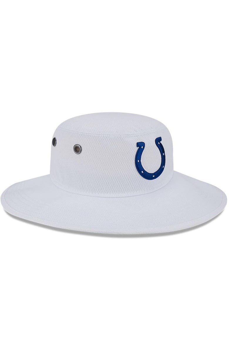 New Era Men's New Era White Indianapolis Colts 2023 NFL Training Camp Panama Bucket Hat, Alternate, color,