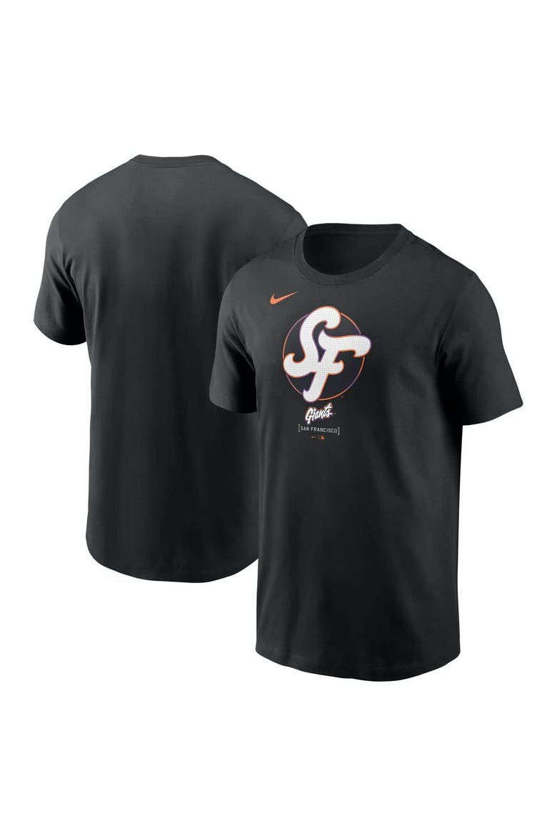 Men's Nike  Black San Francisco Giants 2025 City Connect Large Logo T-Shirt, Alternate, color, Black