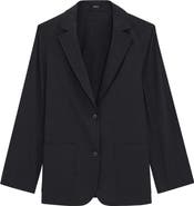 Theory Relaxed Fit Linen Blend Blazer