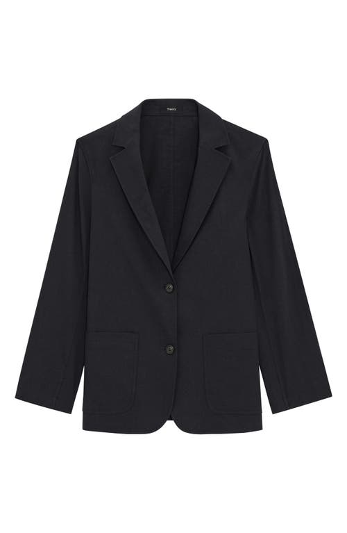 Theory Bistretch Sculpted Blazer In Black