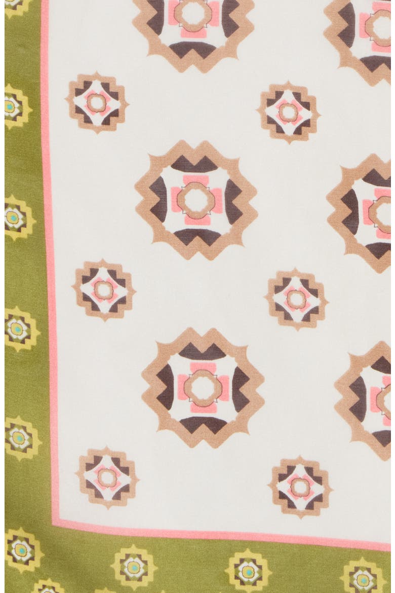 Foulard Square Scarf, Alternate, color, OLIVE