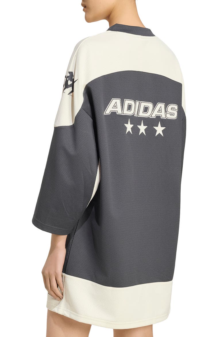 Hockey Jersey Dress, Alternate, color, UTILITY BLACK
