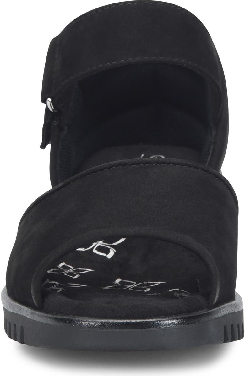 Comfortiva Daniella Wedge Sandal, Alternate, color, True Black