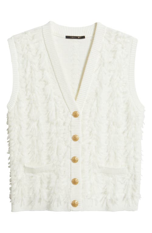 Kobi Halperin Sterling Fringe Knit Sweater Vest