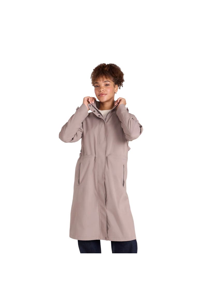 Jade Long Length Waterproof Jacket, Main, color, Taupe