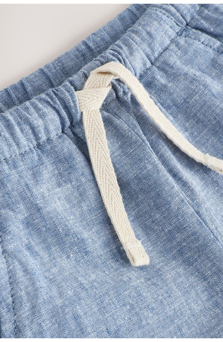 NEXT Kids' Linen & Cotton Shorts, Alternate, color, Blue