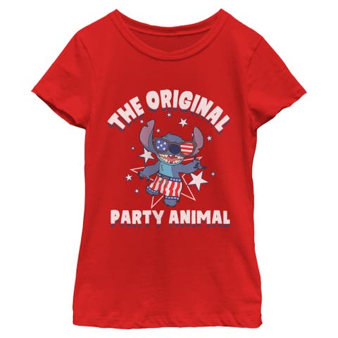 Girl's Lilo & Stitch The Original Party Animal  Graphic T-Shirt