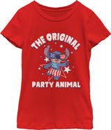 Lilo & Stitch Girl's Lilo & Stitch The Original Party Animal  Graphic T-Shirt