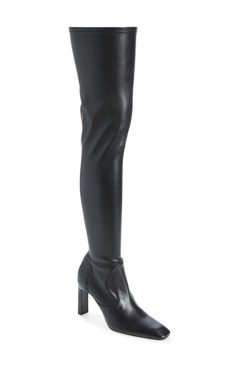 Leather Over the Knee Boot