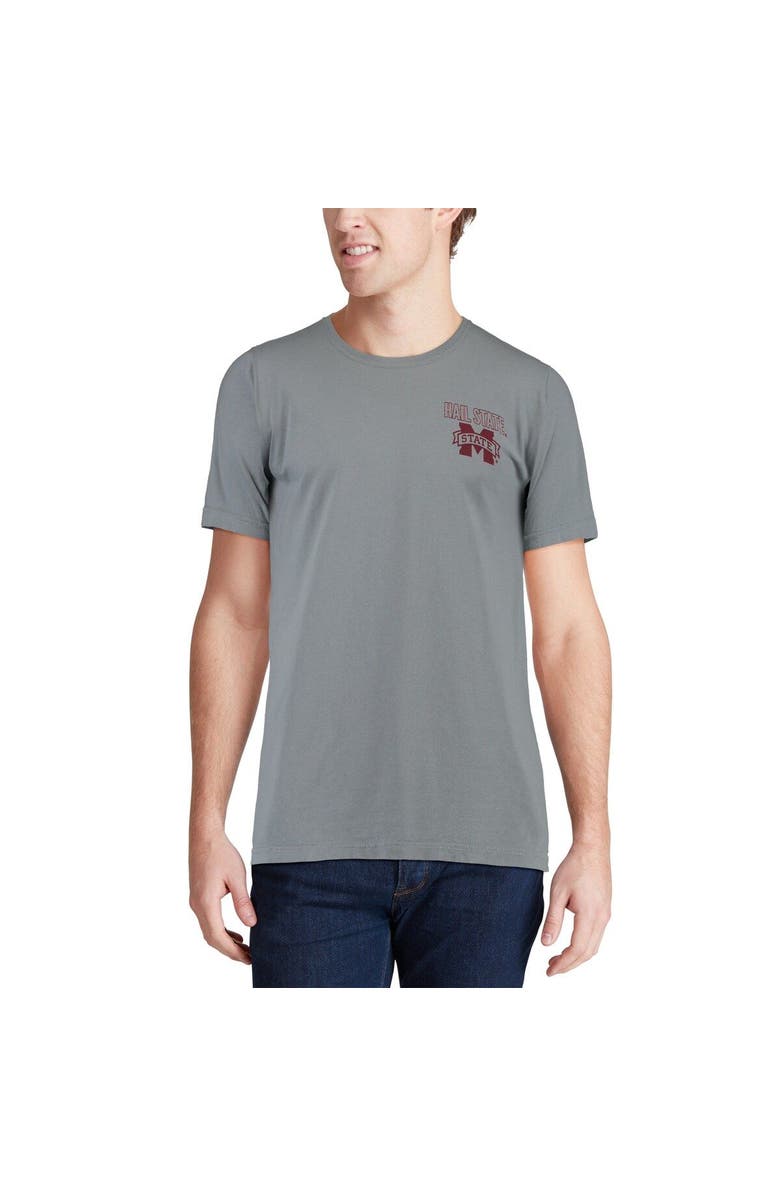 IMAGE ONE Men's Gray Mississippi State Bulldogs Phrase Local Comfort Color T-Shirt, Alternate, color, 