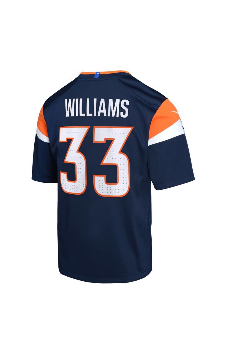 Nike Youth Nike Javonte Williams Navy Denver Broncos Mile High Collection Game Jersey, Alternate, color, Navy