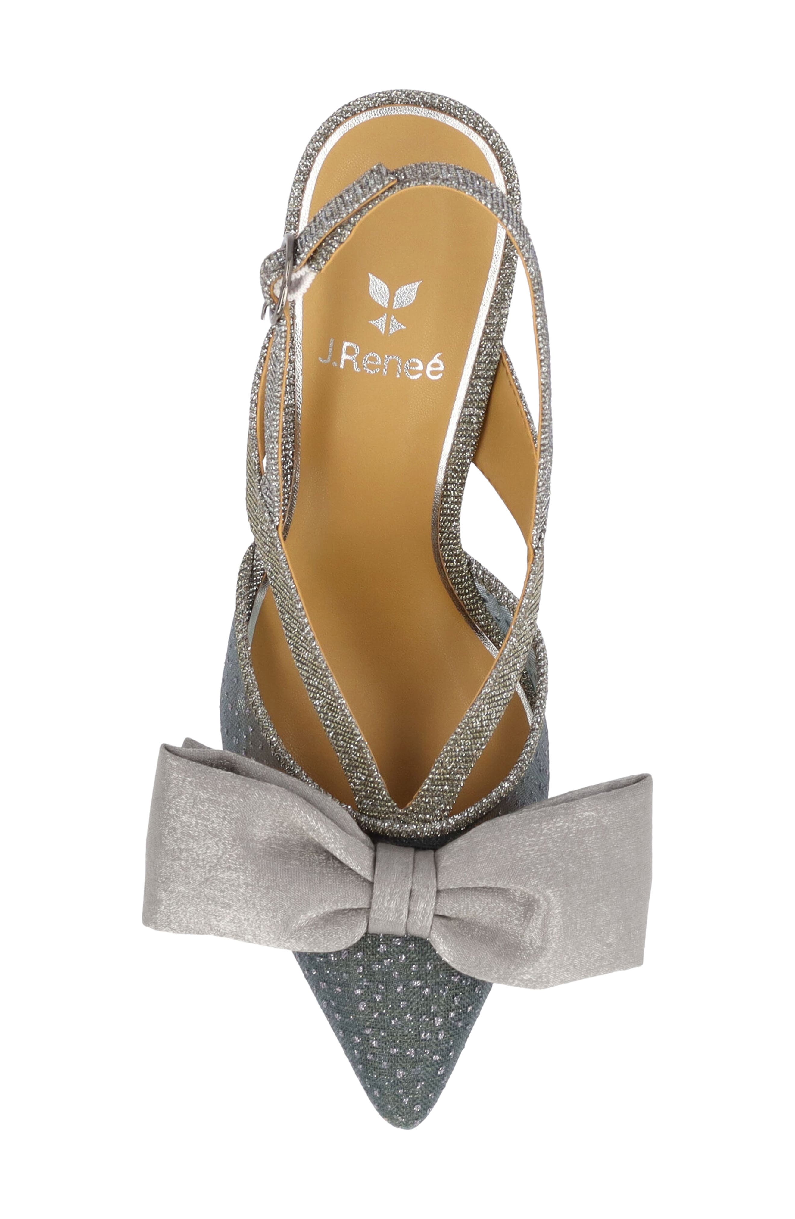 Morigen Slingback Pointed Toe Pump, Alternate, color, PEWTER