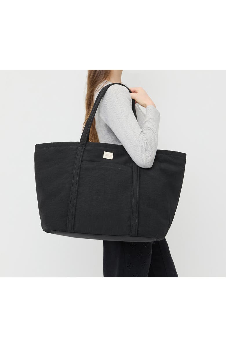Loeffler Randall Dina Nylon Travel Tote, Alternate, color, Black