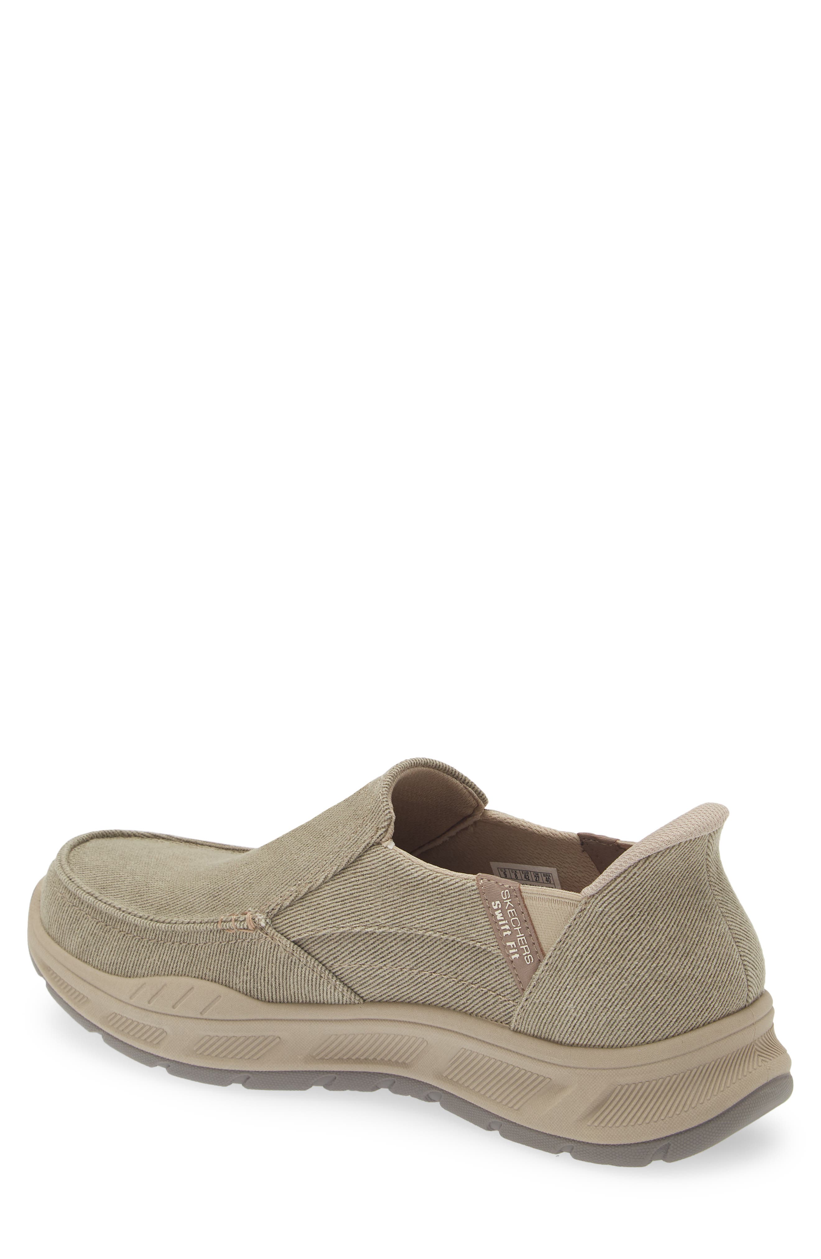 SKECHERS Swift-Fit Slip-On Sneaker, Alternate, color, Taupe