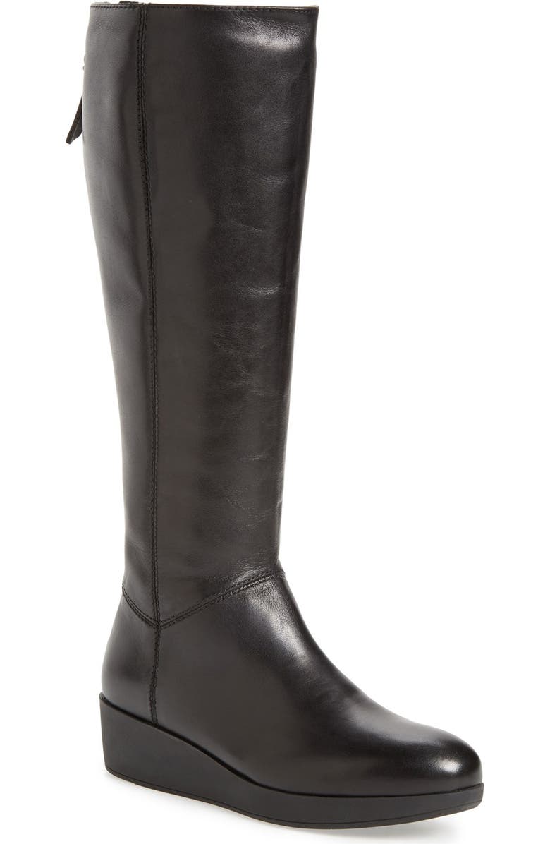 Johnston & Murphy 'Darcy' Tall Waterproof Wedge Boot, Main, color,