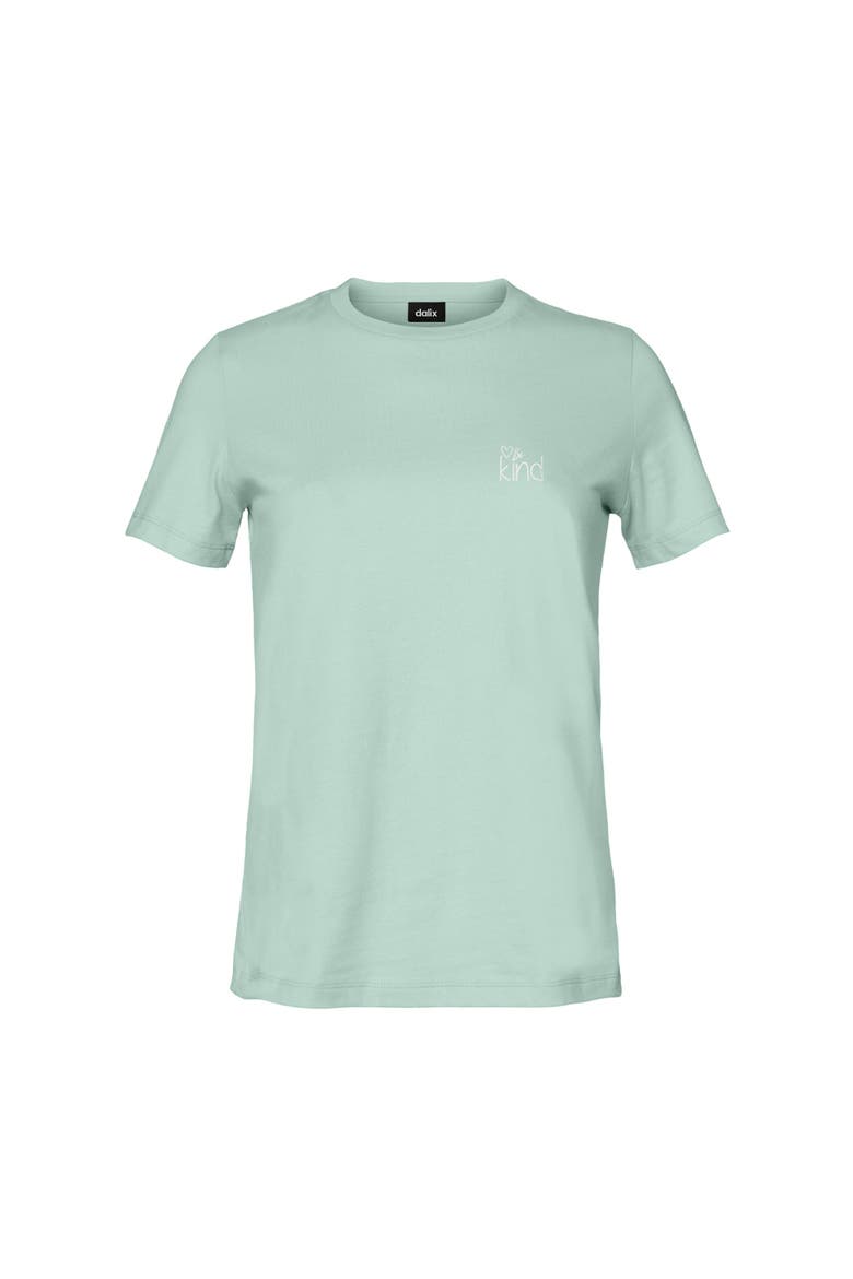 Be Kind Womens Relaxed Tee, Alternate, color, Dusty Blue