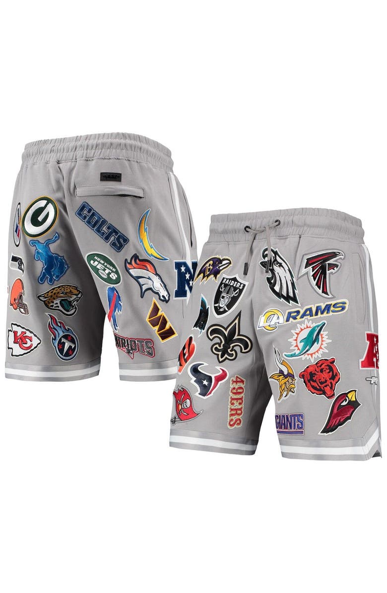 PRO STANDARD Men's Pro Standard Gray NFL Pro League Allover Shorts, Main, color, Gray