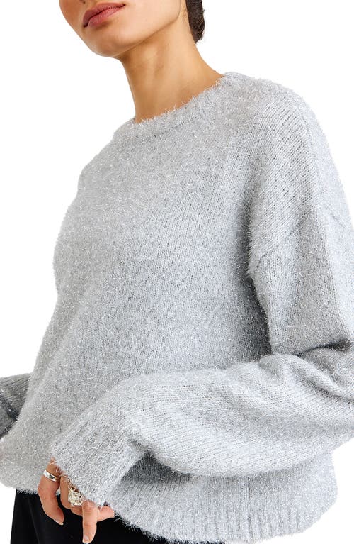 Bella Dahl Slouchy Sweater In Gray