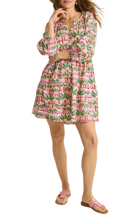 Palm Pointe Tiered Shirtdress