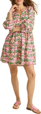 Tommy Bahama Palm Pointe Tiered Shirtdress