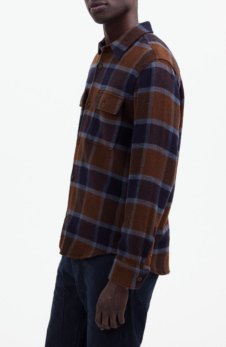 Easy Plaid Twill Shirt Jacket