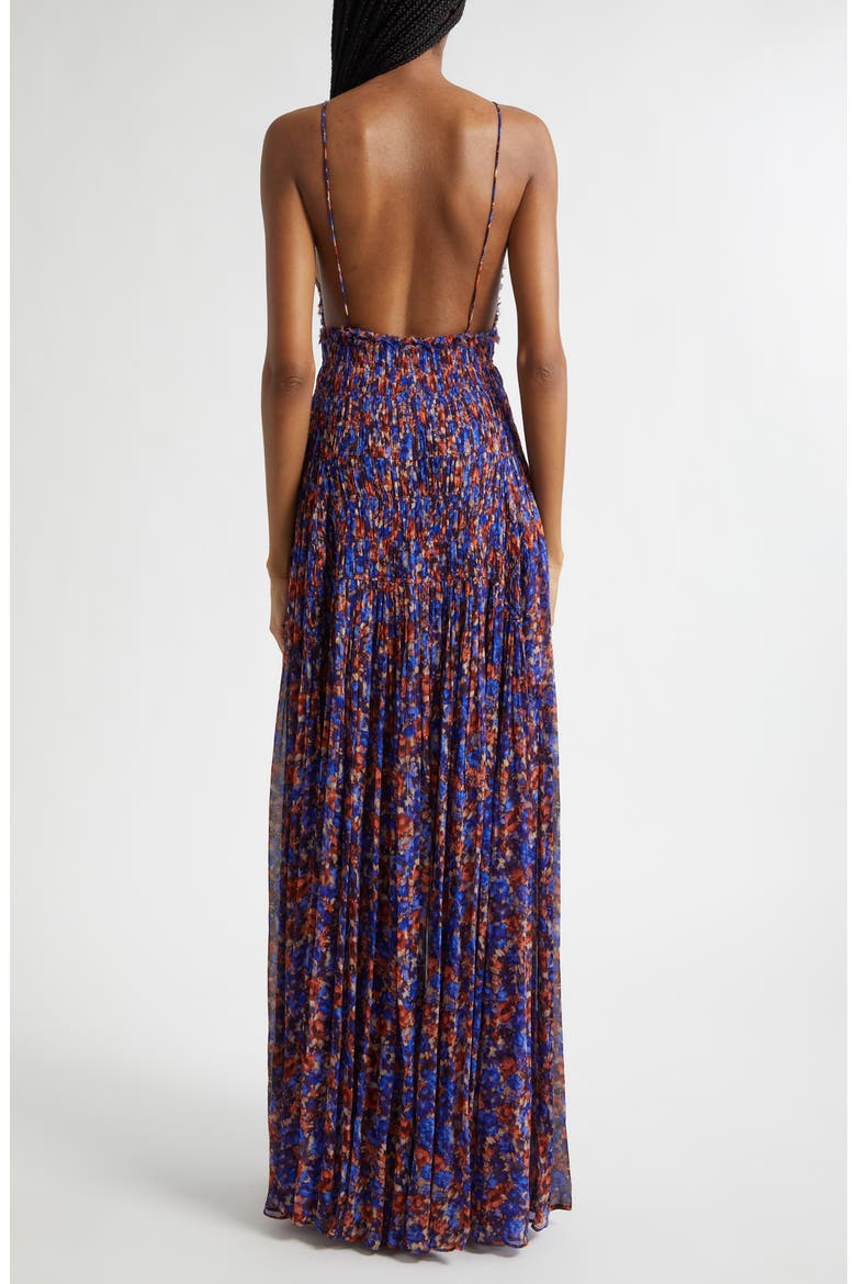 Atrani Print Maxi Dress, Alternate, color, VIOLET