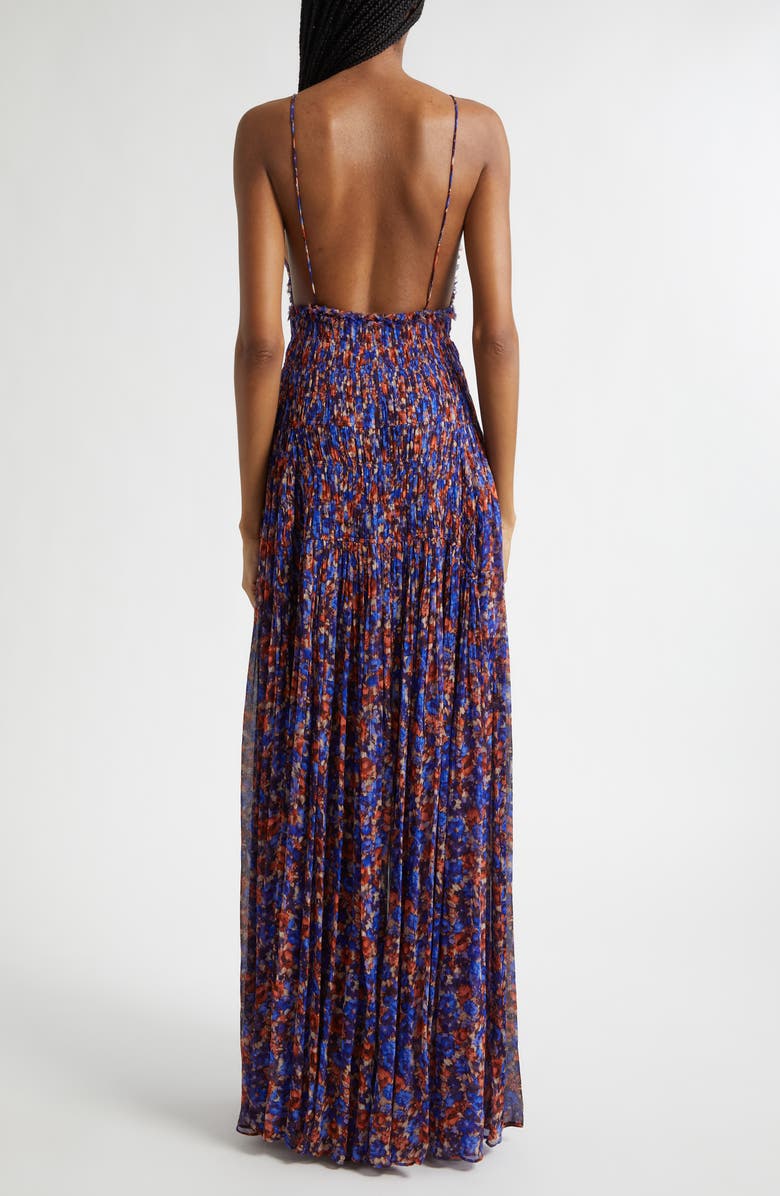 Ulla Johnson Atrani Print Maxi Dress, Alternate, color, Violet