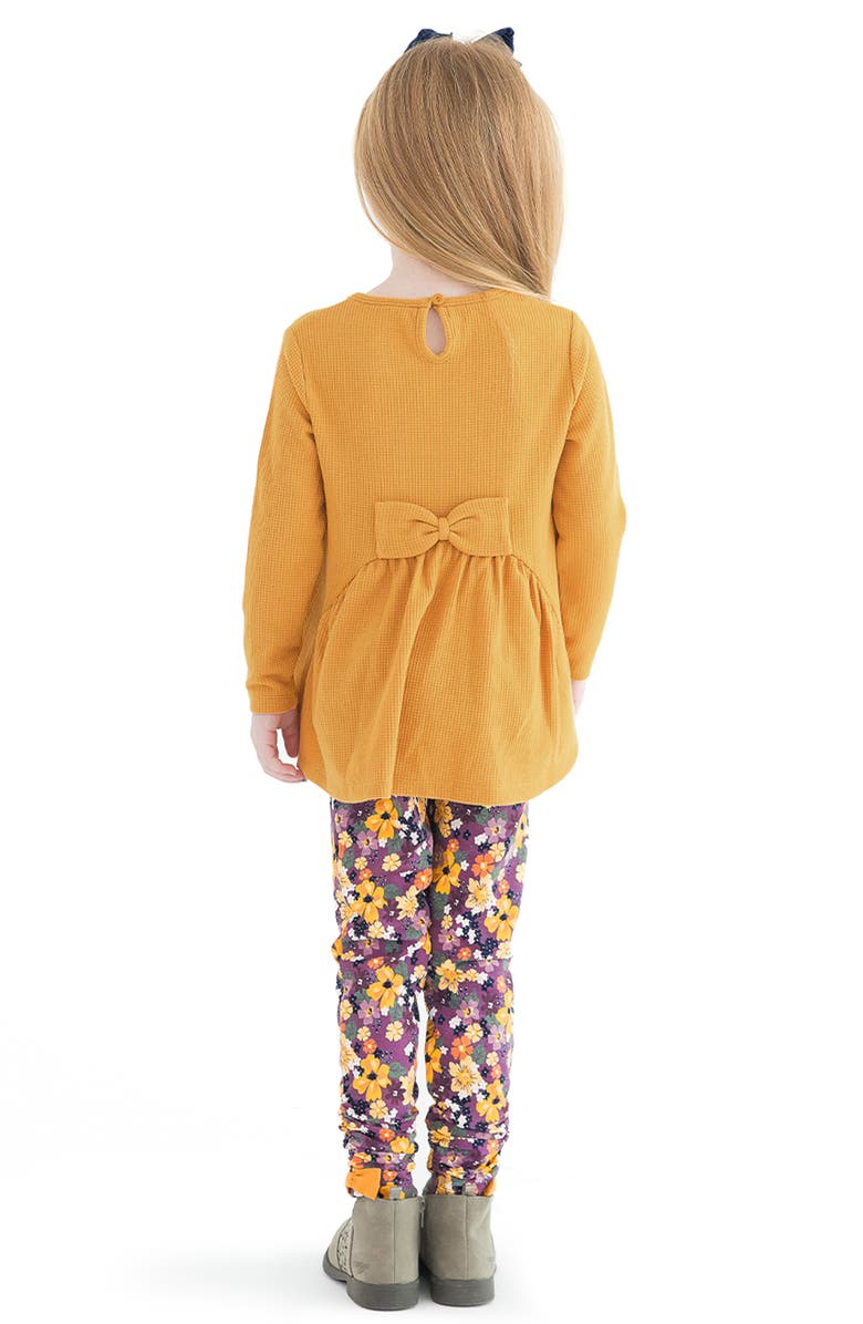 RuffleButts Sweater & Floral Leggings Set, Alternate, color, 