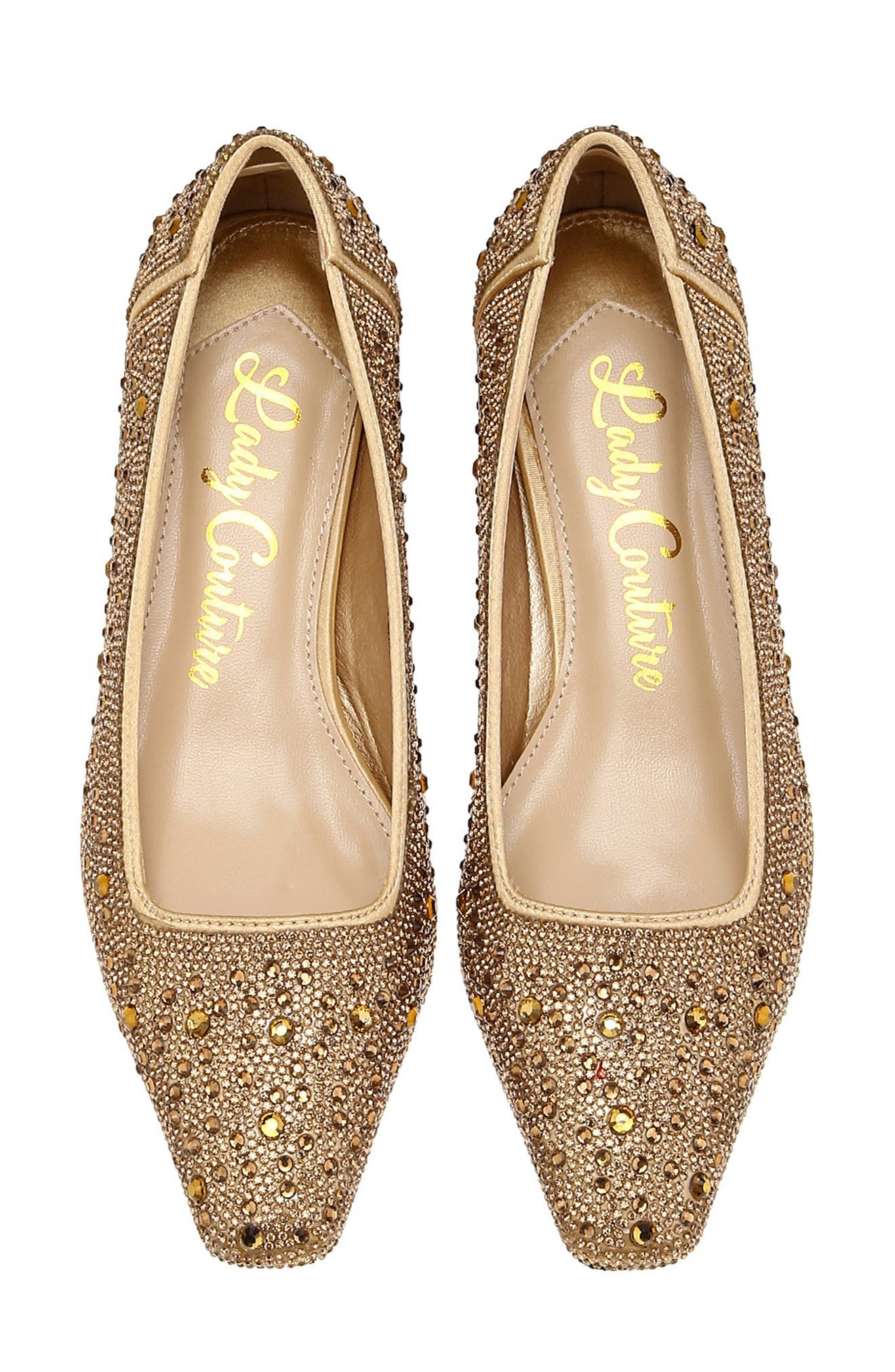 Fever Rhinestone Flat, Alternate, color, GOLD