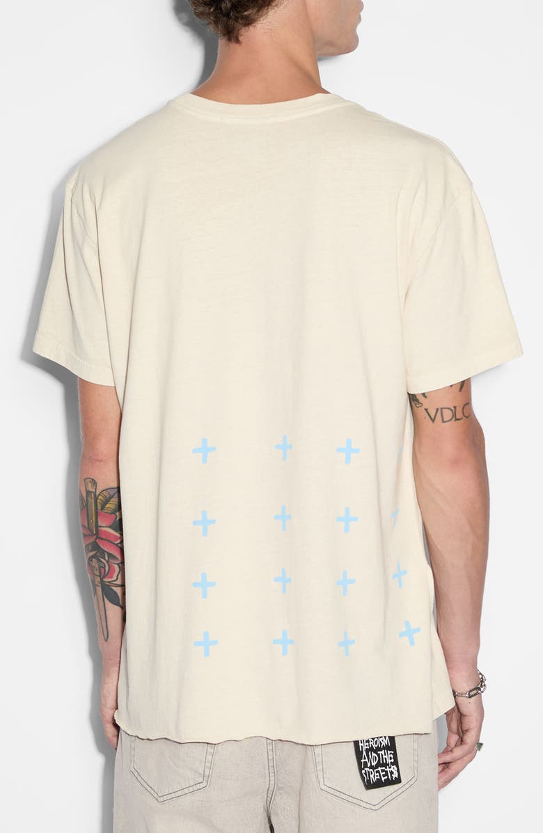 Ksubi Paradise Biggie Dusty Desert Oversize Cotton Graphic T-Shirt, Alternate, color,