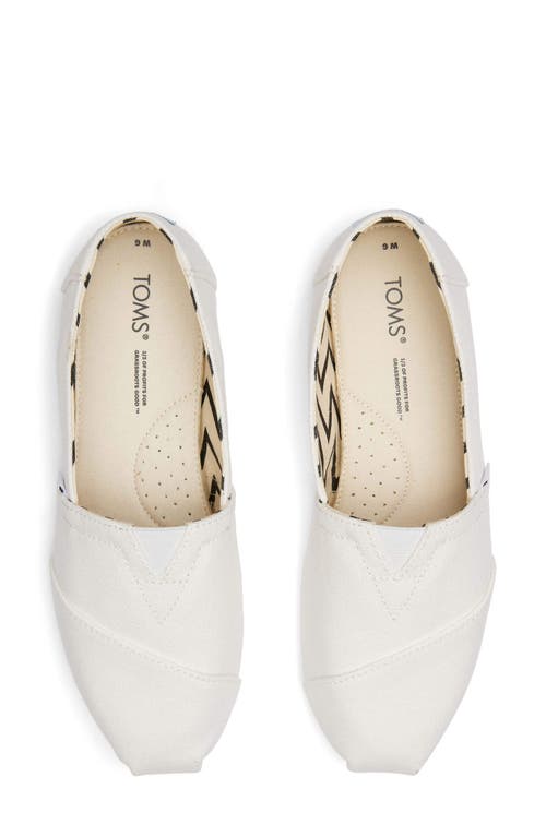 Toms Alpargata Plus Slip-on In White