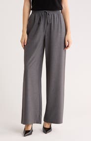 Leith Brooklyn Pull-On Straight Leg Pants