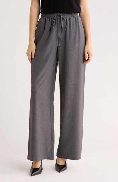 Leith Brooklyn Pull-On Straight Leg Pants