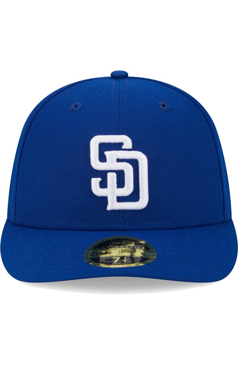 New Era Men's New Era Royal San Diego Padres White Logo Low Profile 59FIFTY Fitted Hat, Alternate, color, Royal
