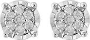 EFFY Sterling Silver Diamond Stud Earrings
