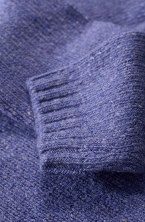 Seasalt Cornwall Dawson Pick Merino Wool Blend Crewneck Sweater In Purple
