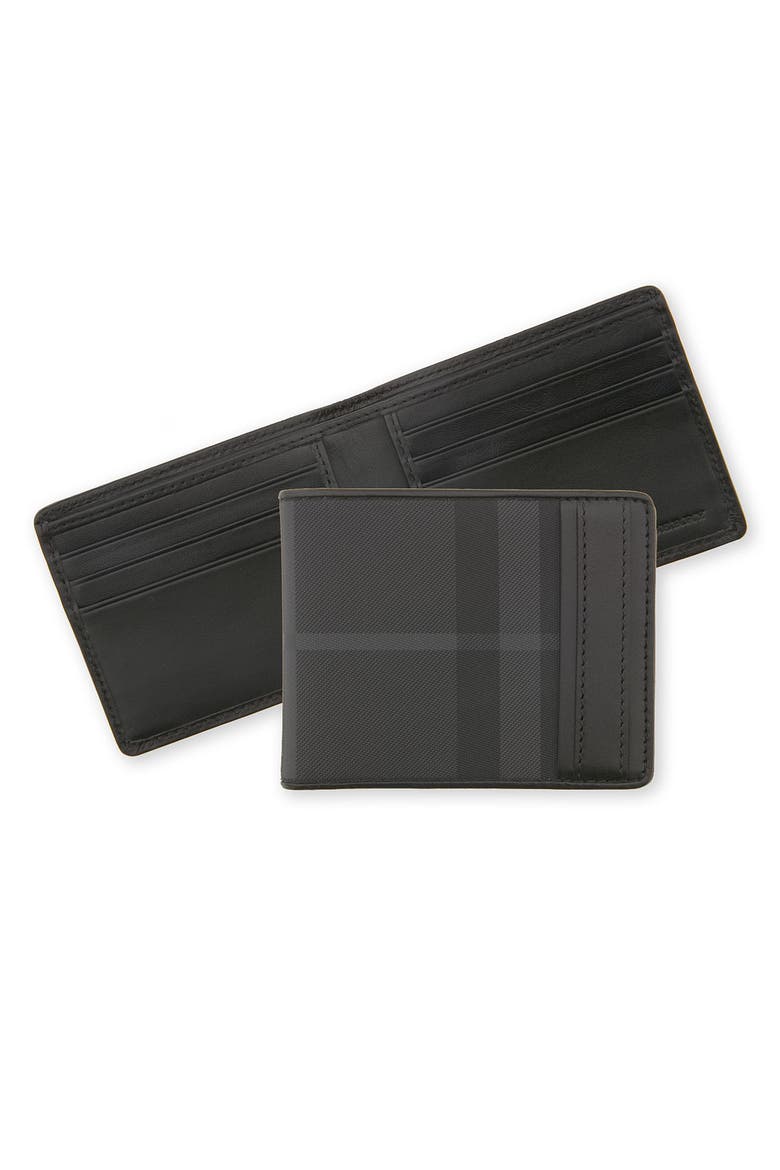 Check Small Bifold Wallet, Main, color, BRIT CHECK